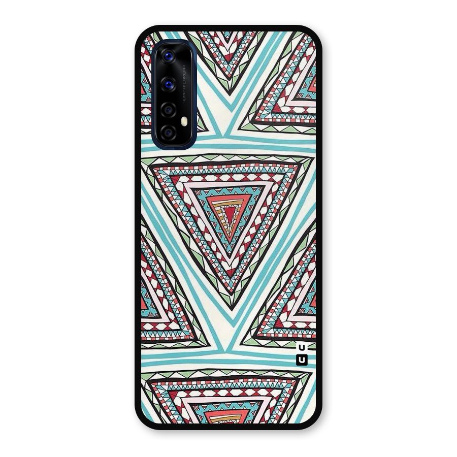 Triangle Abstract Mode Metal Back Case for Realme 7