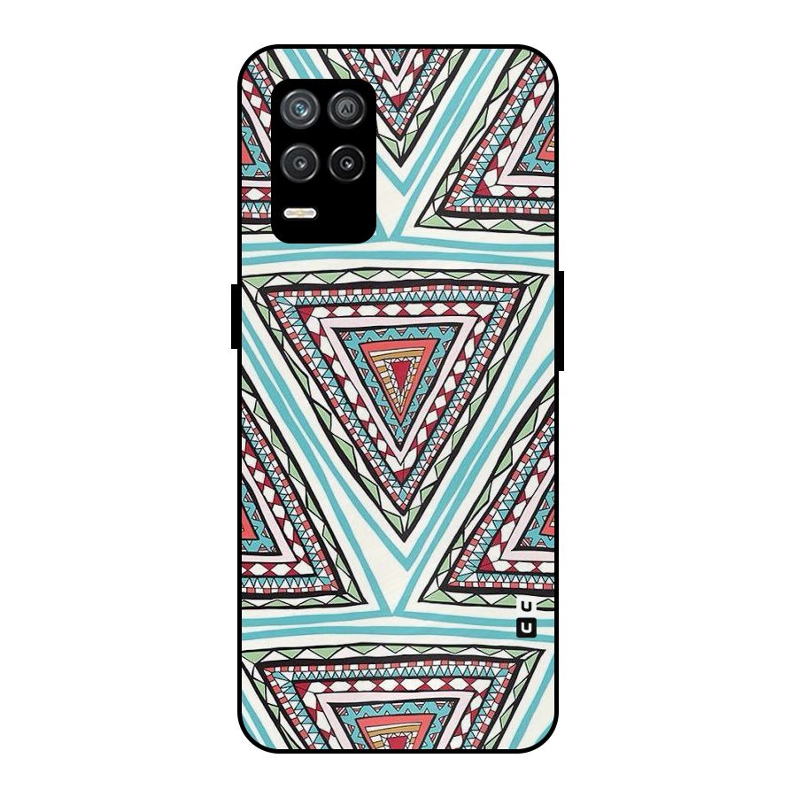 Triangle Abstract Mode Metal Back Case for Realme 8 5G