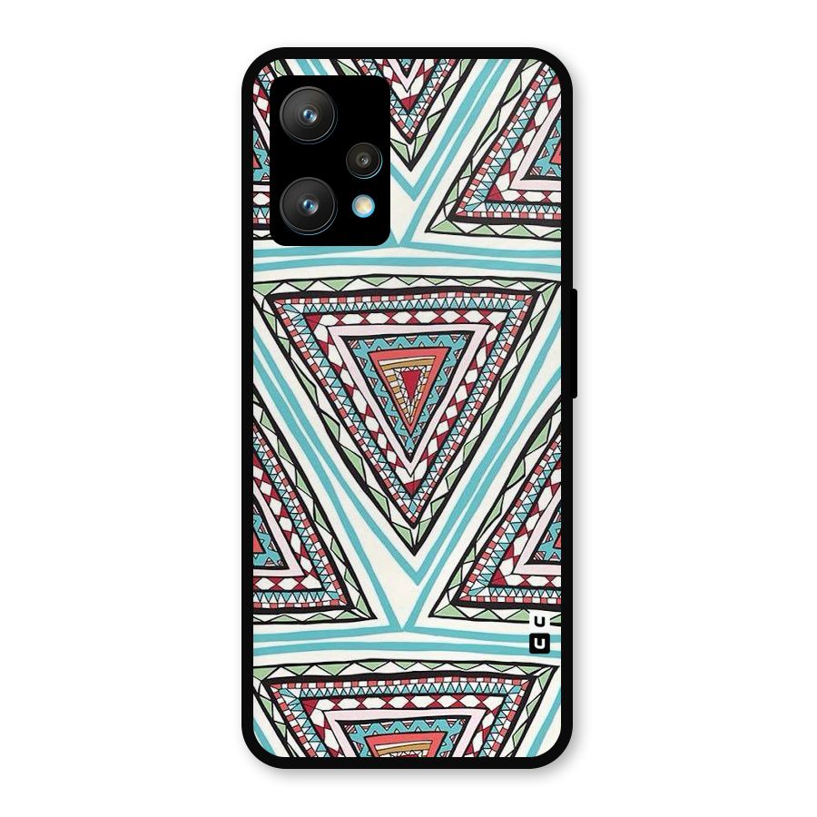 Triangle Abstract Mode Metal Back Case for Realme 9 Pro Plus 5G