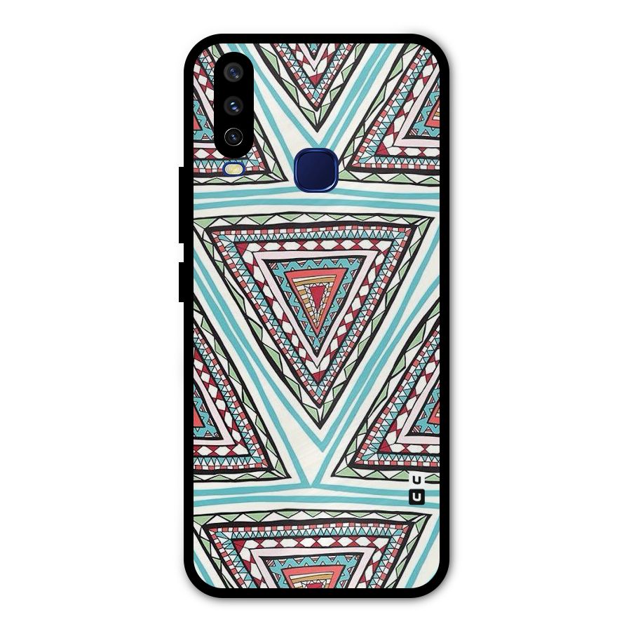 Triangle Abstract Mode Metal Back Case for Vivo V17