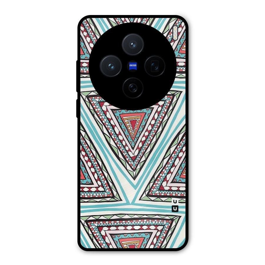 Triangle Abstract Mode Metal Back Case for Vivo X200