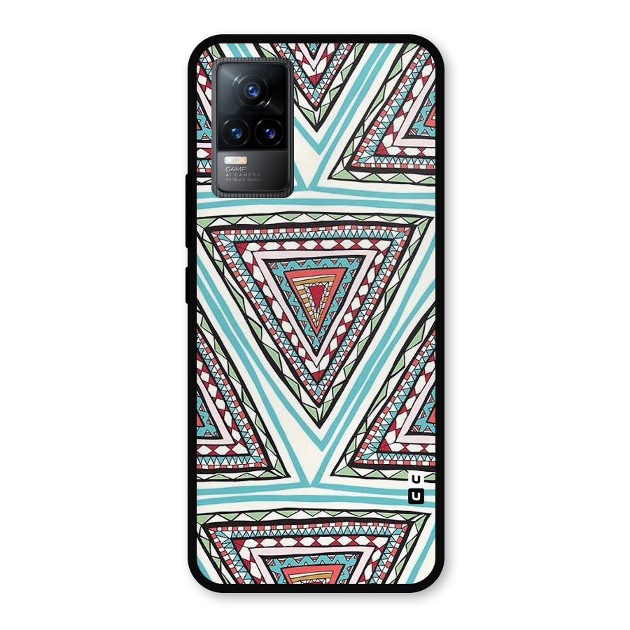 Triangle Abstract Mode Metal Back Case for Vivo Y73