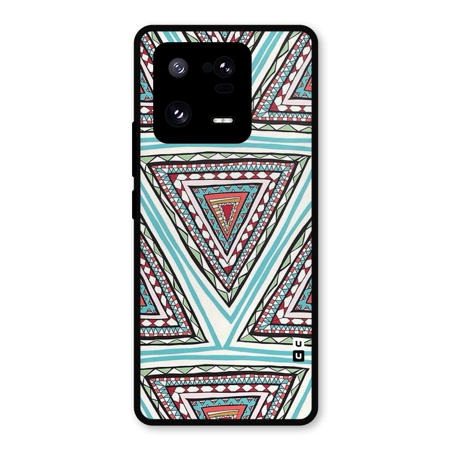 Triangle Abstract Mode Metal Back Case for Xiaomi 13 Pro