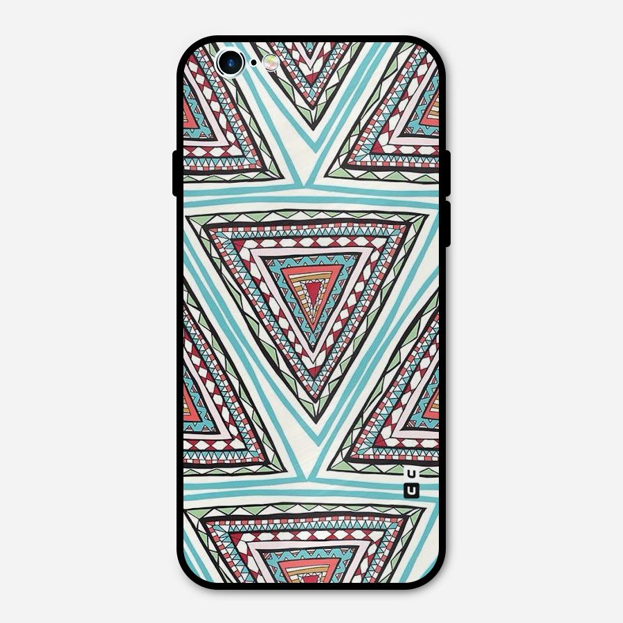 Triangle Abstract Mode Metal Back Case for iPhone 6 6s