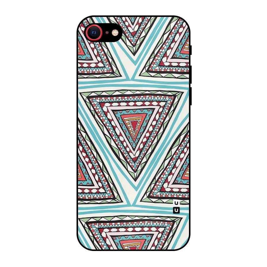 Triangle Abstract Mode Metal Back Case for iPhone 7