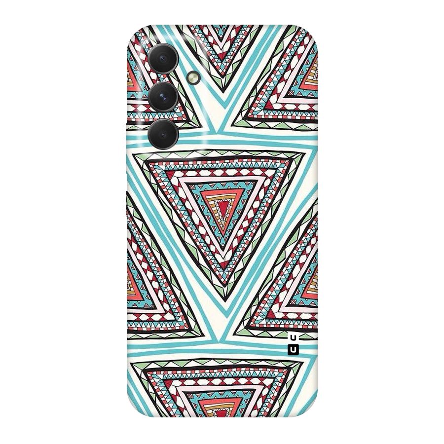 Triangle Abstract Mode Original Polycarbonate Back Case for Galaxy A54