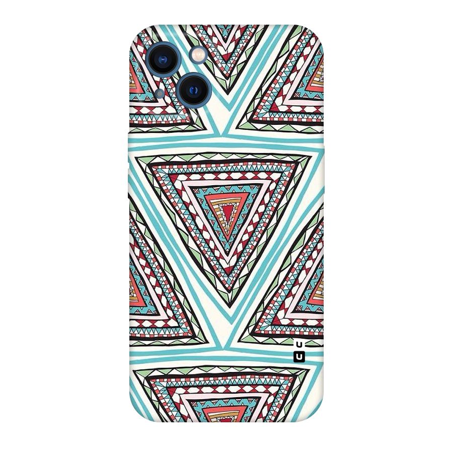Triangle Abstract Mode Original Polycarbonate Back Case for iPhone 13