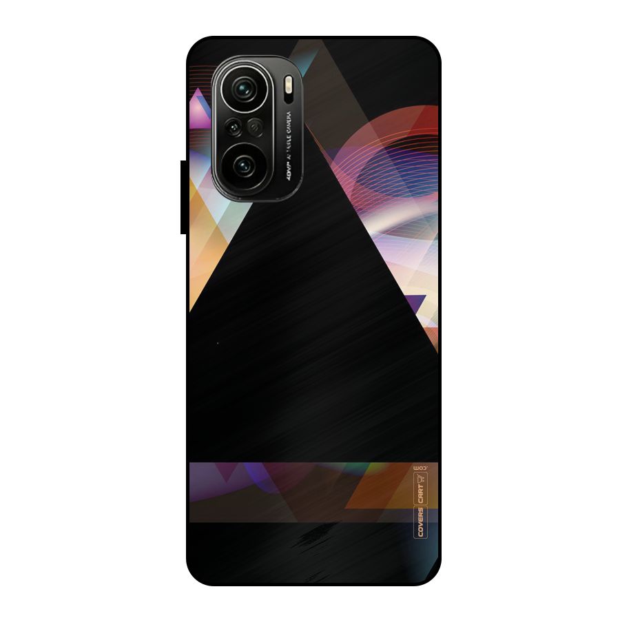 Triangle Black Abstract Metal Back Case for Mi 11X Pro