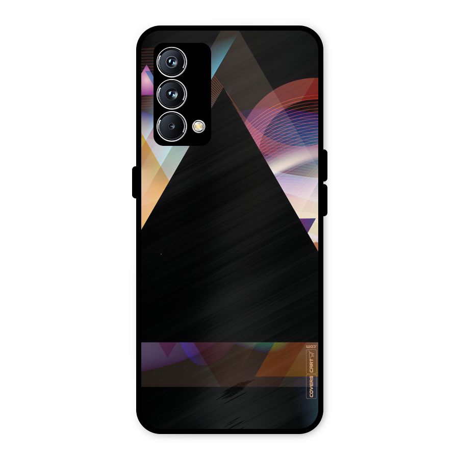 Triangle Black Abstract Metal Back Case for Realme GT Master Edition
