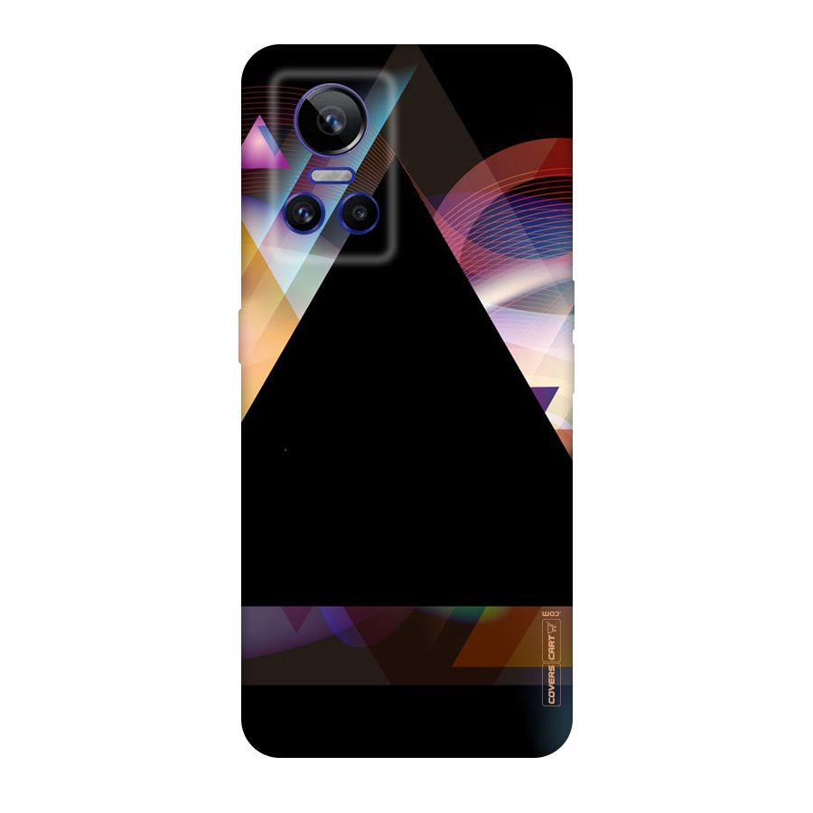 Triangle Black Abstract Original Polycarbonate Back Case for Realme GT Neo 3