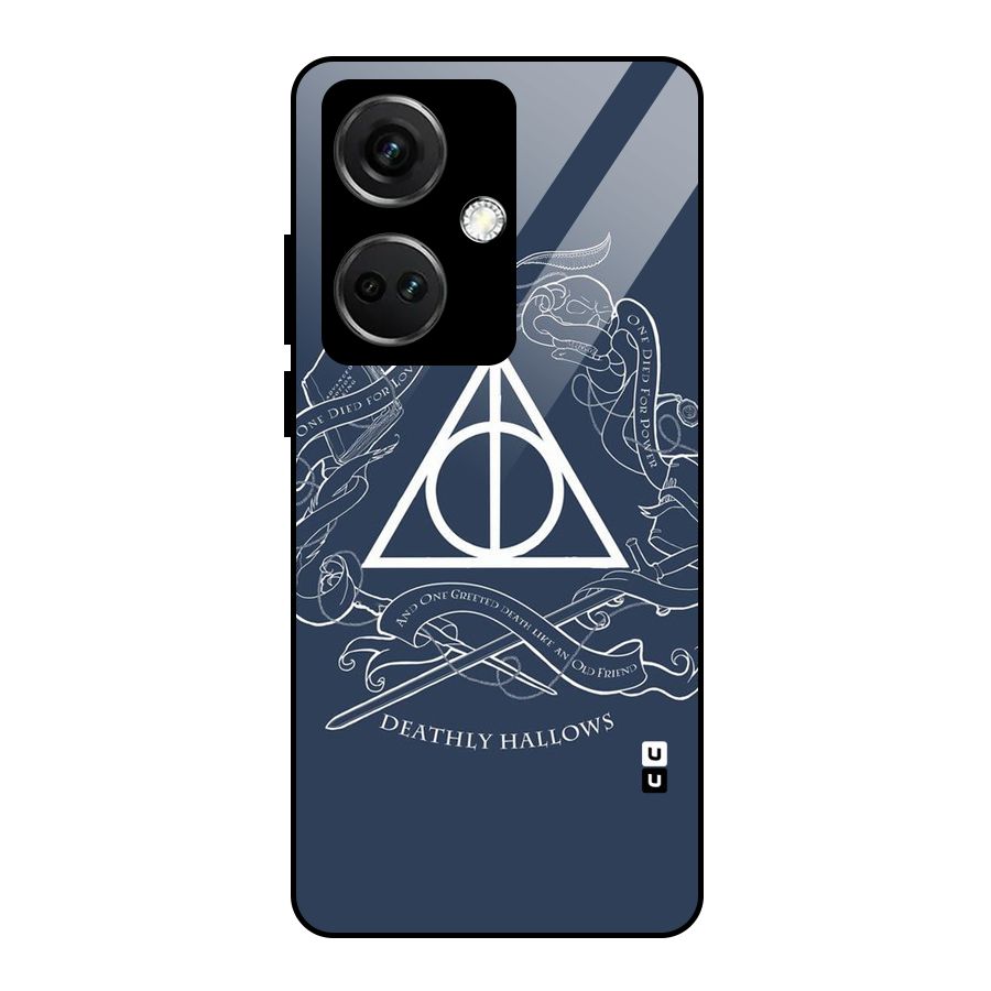 Triangle Blue Glass Back Case for OnePlus Nord CE 3 5G