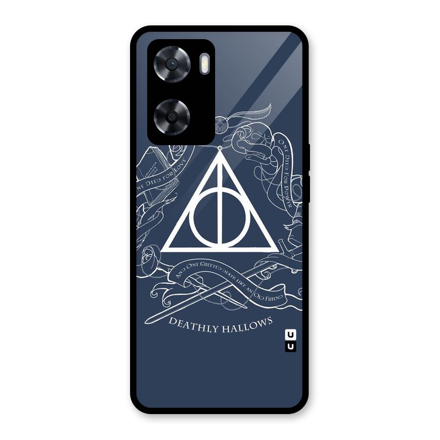 Triangle Blue Glass Back Case for OnePlus Nord N20 SE