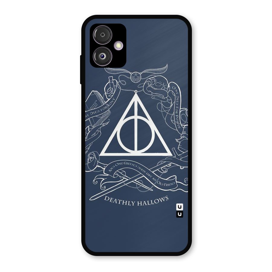 Triangle Blue Metal Back Case for Galaxy F14