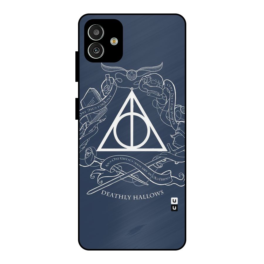 Triangle Blue Metal Back Case for Galaxy M13 5G
