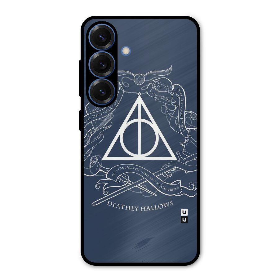 Triangle Blue Metal Back Case for Galaxy S25