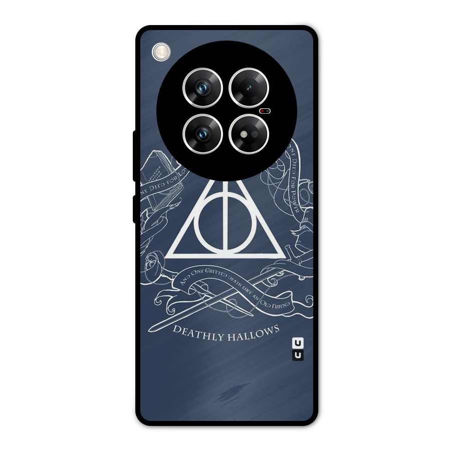 Triangle Blue Metal Back Case for Infinix Zero 40 5G