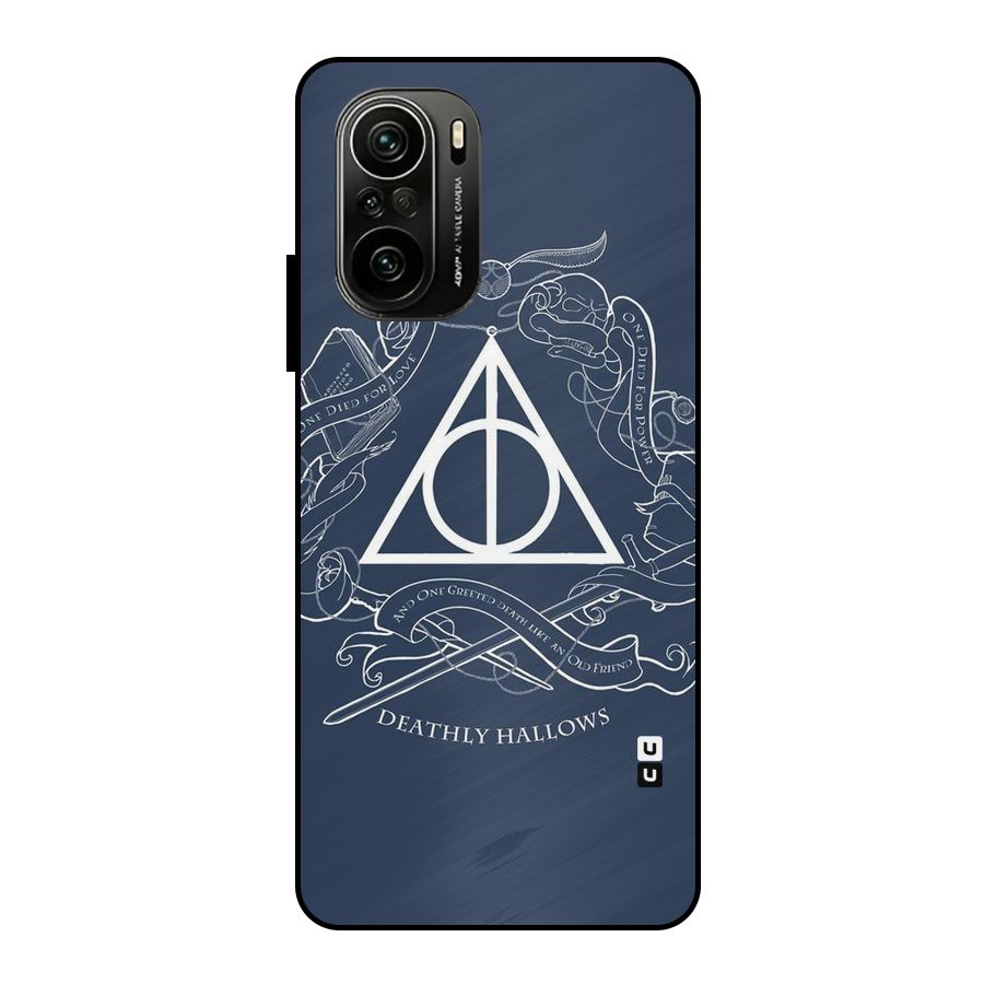 Triangle Blue Metal Back Case for Mi 11x