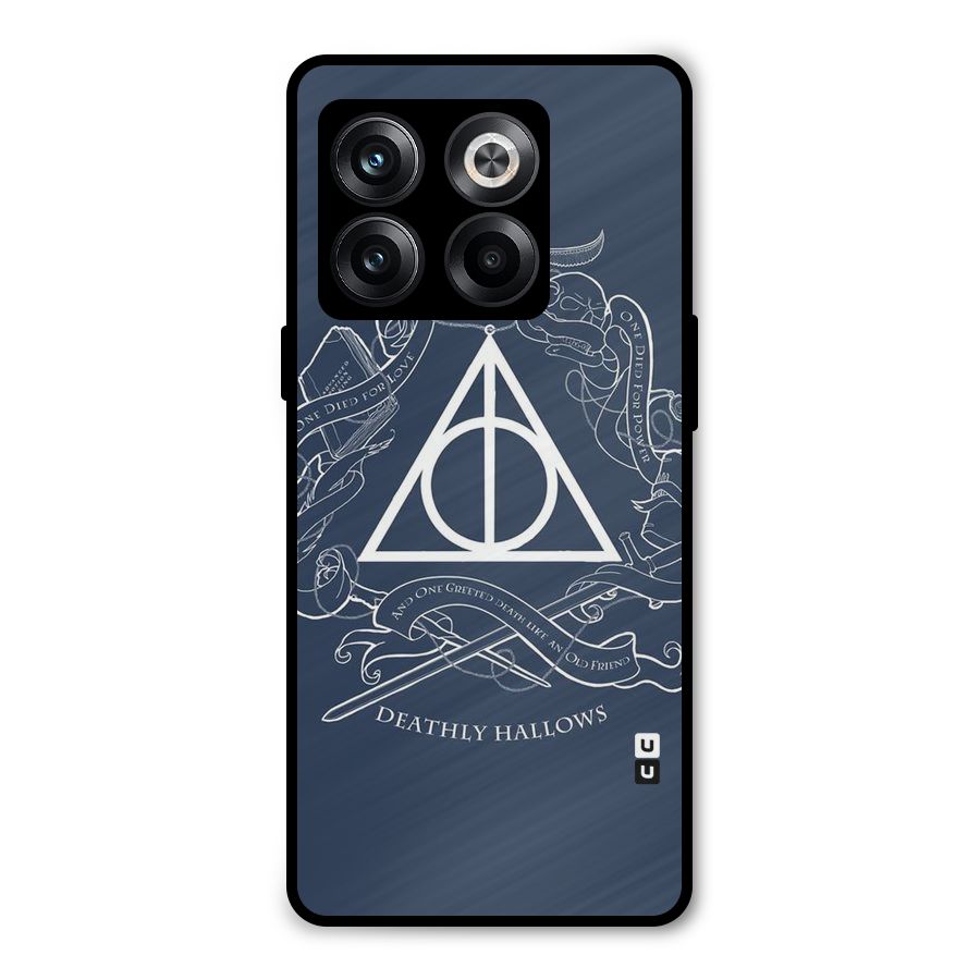 Triangle Blue Metal Back Case for OnePlus 10T