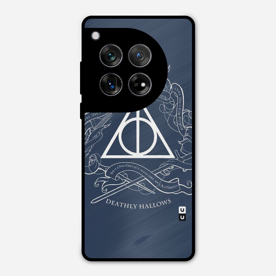 Triangle Blue Metal Back Case for OnePlus 12