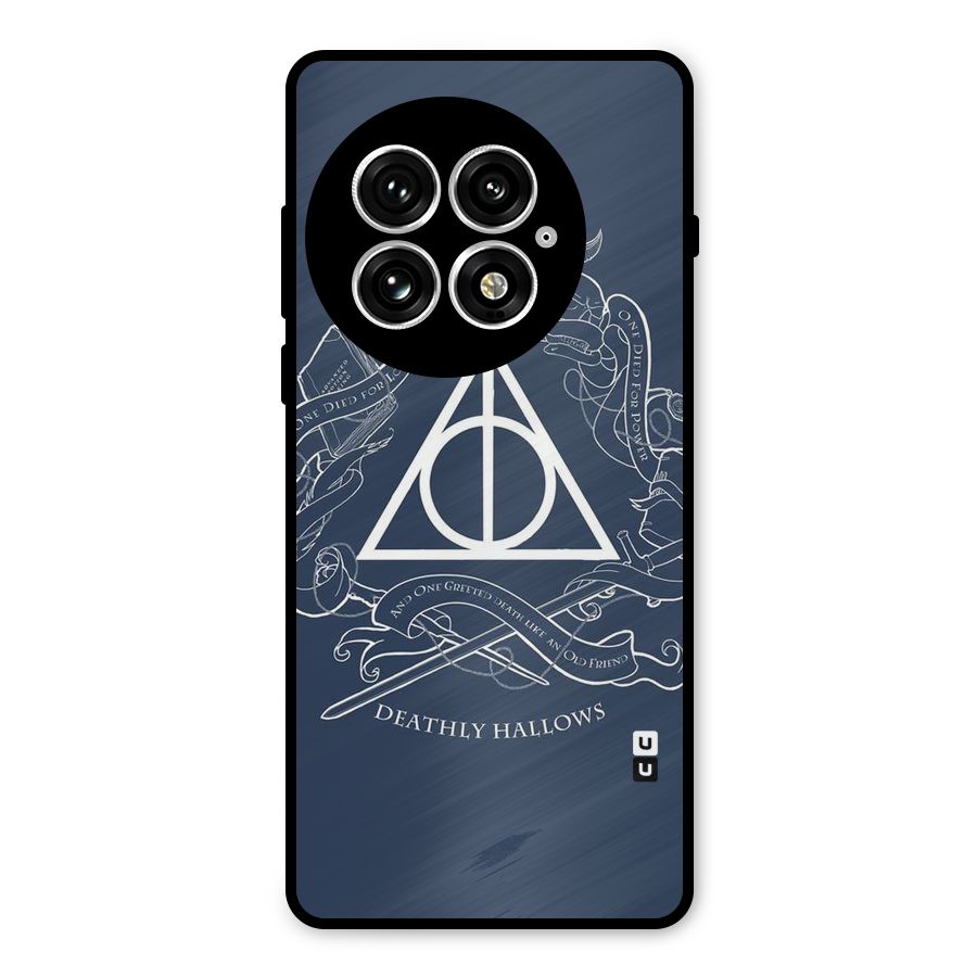 Triangle Blue Metal Back Case for OnePlus 13