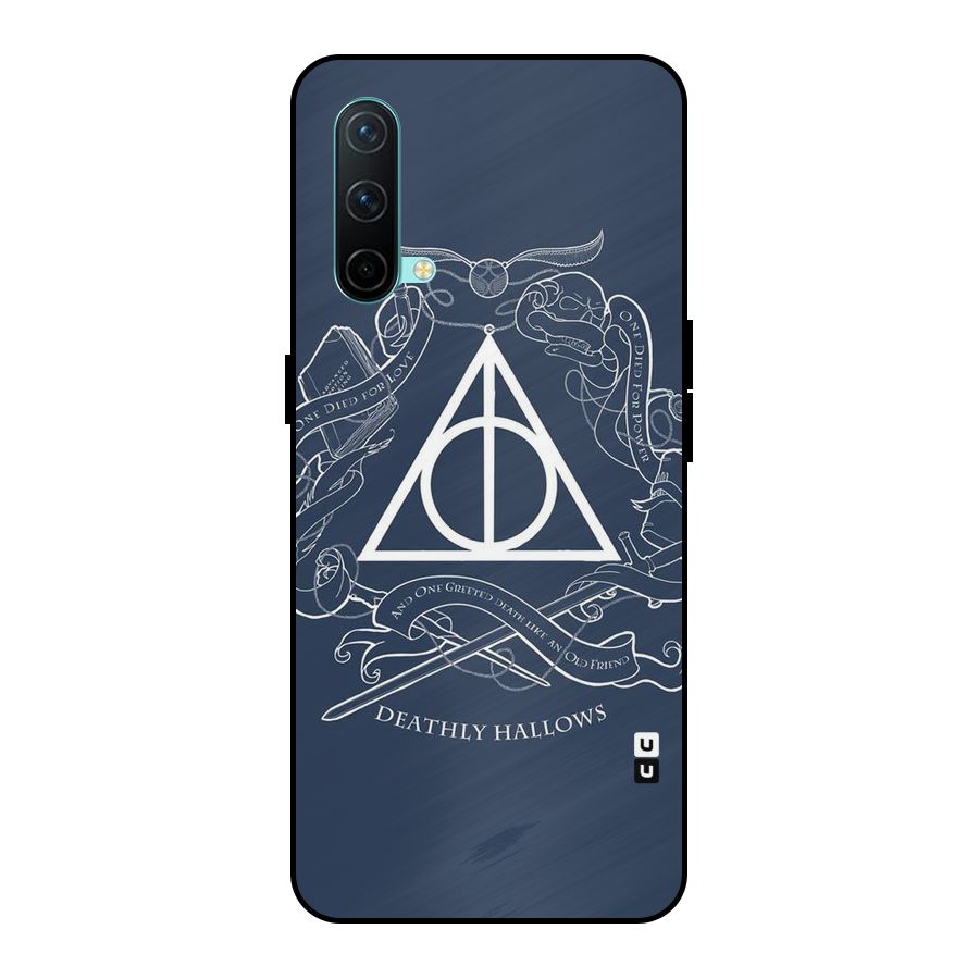 Triangle Blue Metal Back Case for OnePlus Nord CE 5G