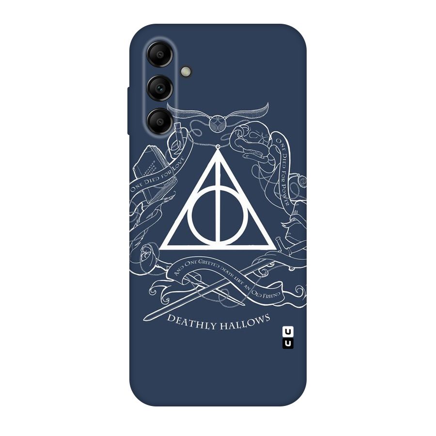 Triangle Blue Original Polycarbonate Back Case for Galaxy A14 5G