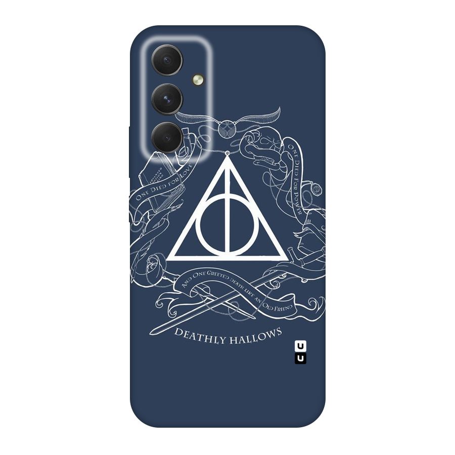 Triangle Blue Original Polycarbonate Back Case for Galaxy A54