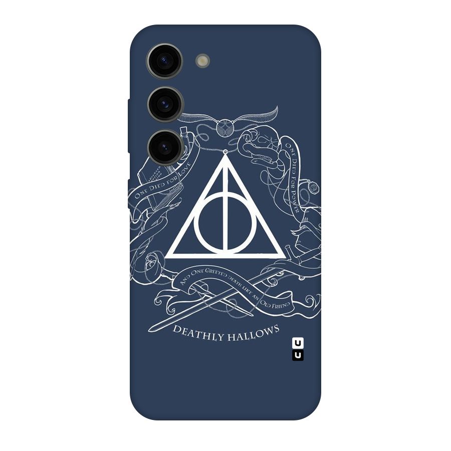 Triangle Blue Original Polycarbonate Back Case for Galaxy S23