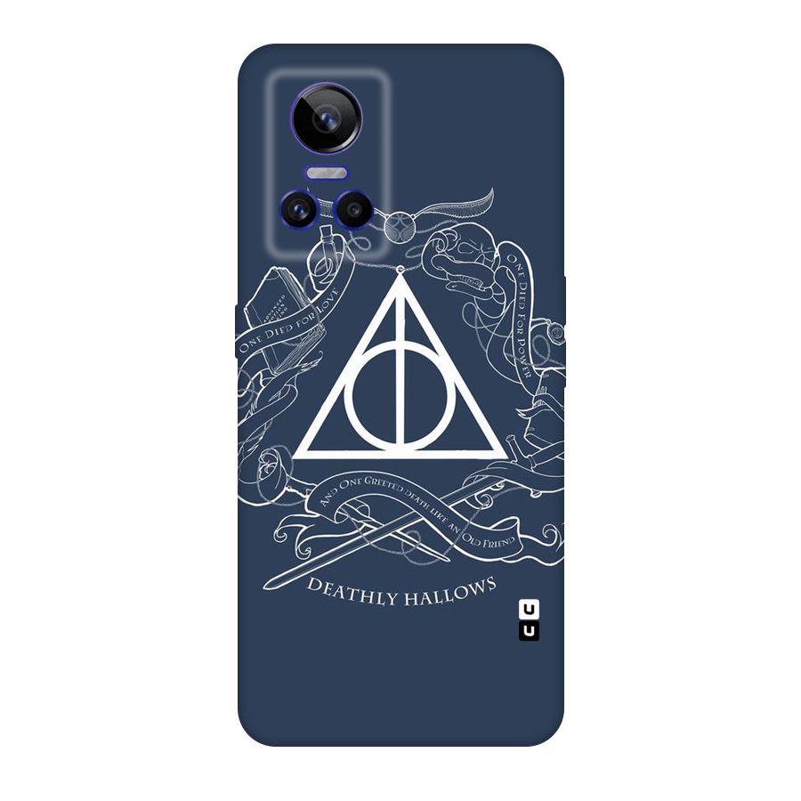 Triangle Blue Original Polycarbonate Back Case for Realme GT Neo 3