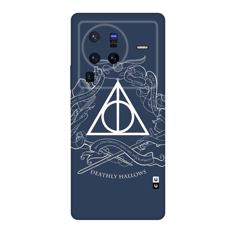 Triangle Blue Original Polycarbonate Back Case for Vivo X80