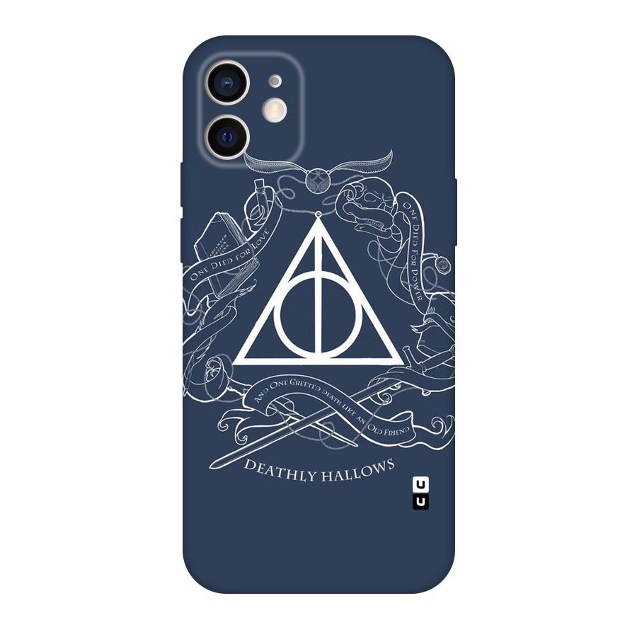 Triangle Blue Original Polycarbonate Back Case for iPhone 12