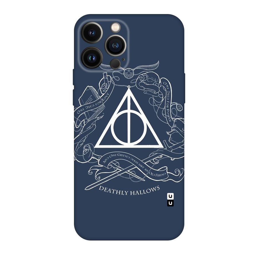 Triangle Blue Original Polycarbonate Back Case for iPhone 13 Pro Max