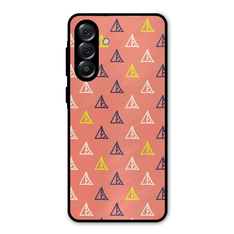Triangular Boho Pattern Metal Back Case for Galaxy A56