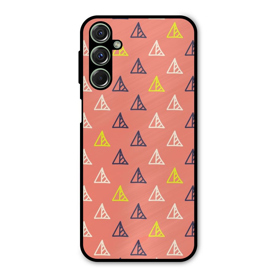 Triangular Boho Pattern Metal Back Case for Galaxy M34