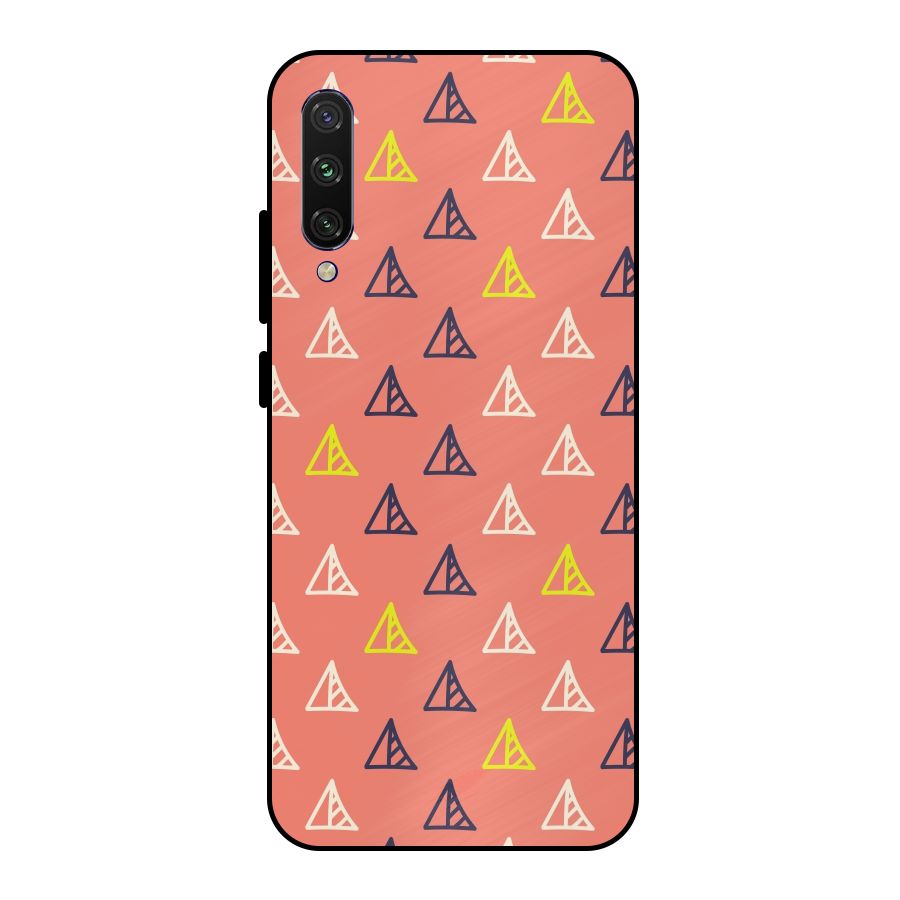 Triangular Boho Pattern Metal Back Case for Mi A3