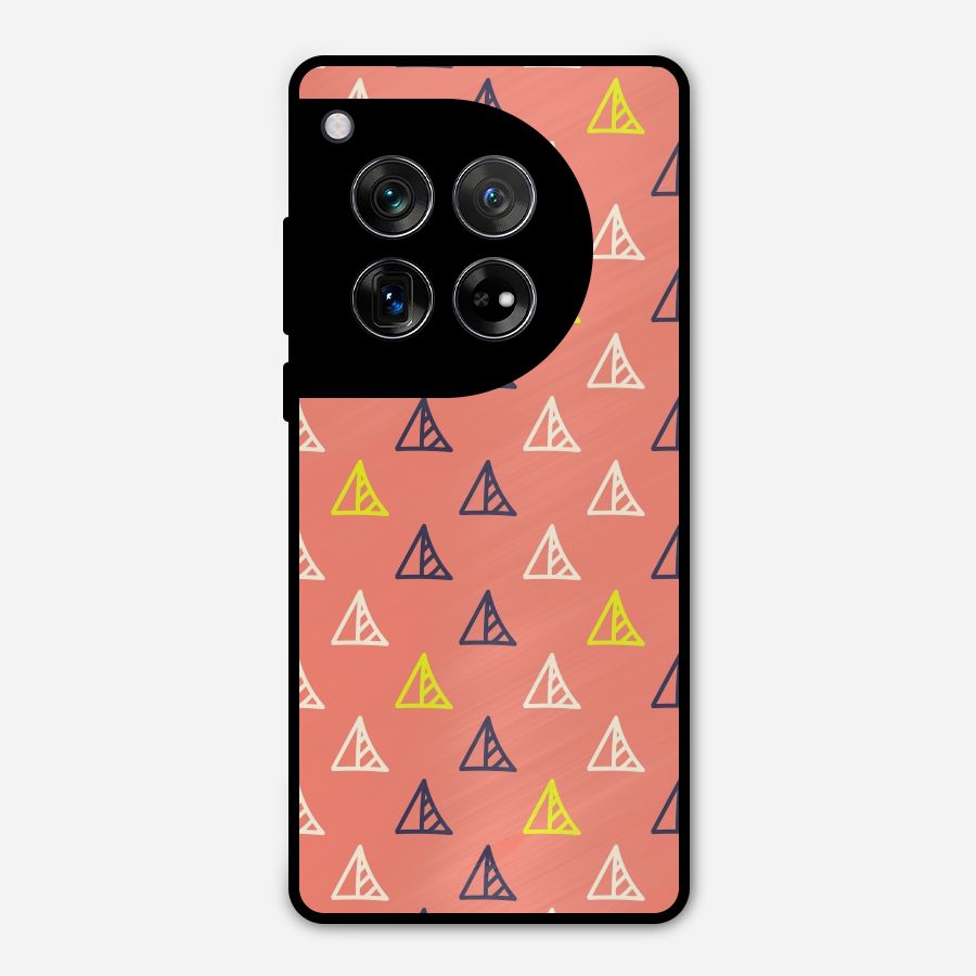 Triangular Boho Pattern Metal Back Case for OnePlus 12