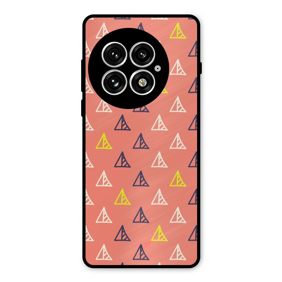 Triangular Boho Pattern Metal Back Case for OnePlus 13