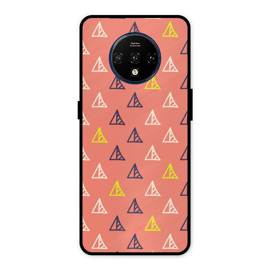 Triangular Boho Pattern Metal Back Case for OnePlus 7T