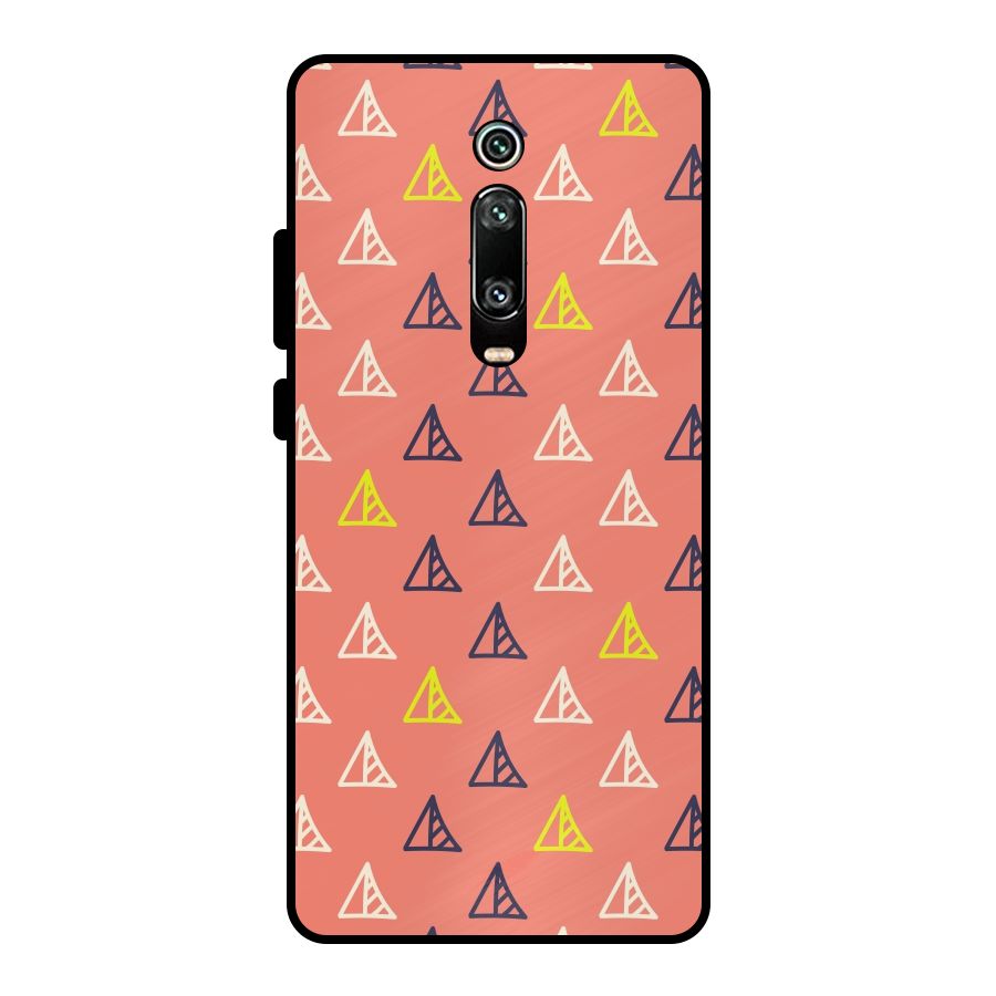 Triangular Boho Pattern Metal Back Case for Redmi K20 Pro