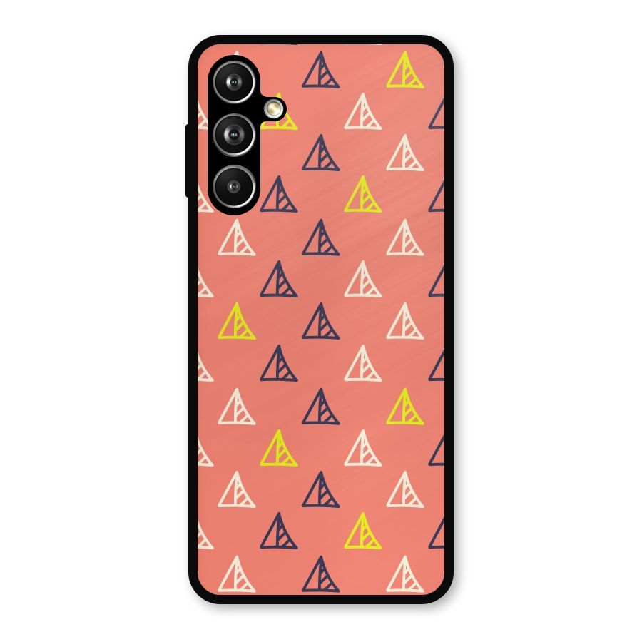 Triangular Boho Pattern Metal Back Case for Samsung Galaxy M54