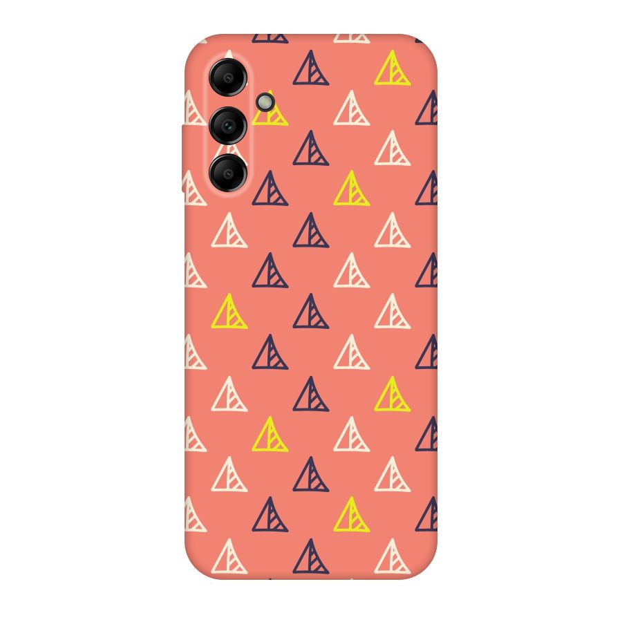 Triangular Boho Pattern Original Polycarbonate Back Case for Galaxy A14 5G
