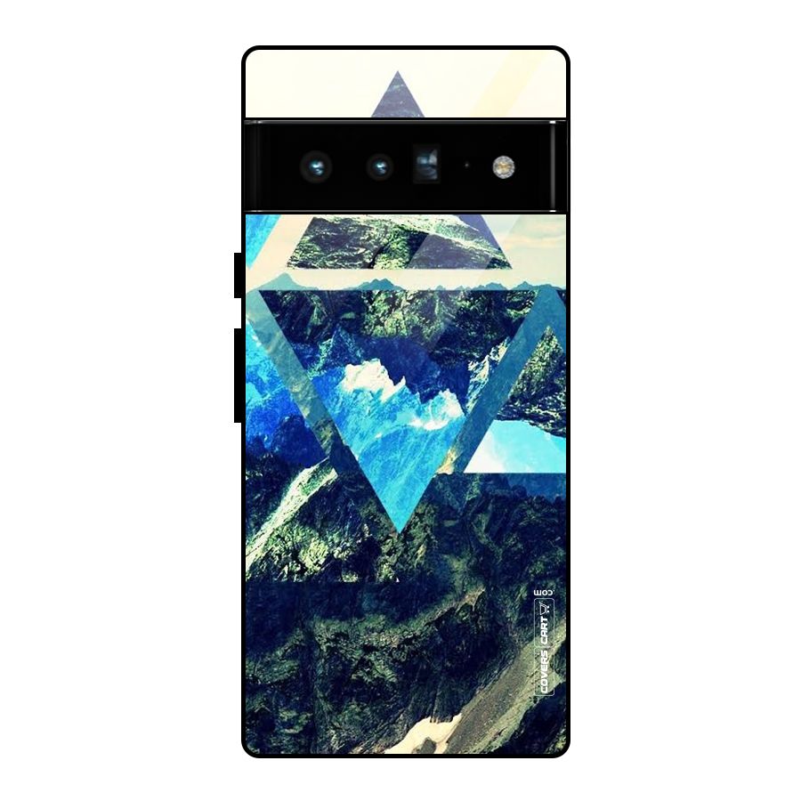 Triangular View Glass Back Case for Google Pixel 6 Pro