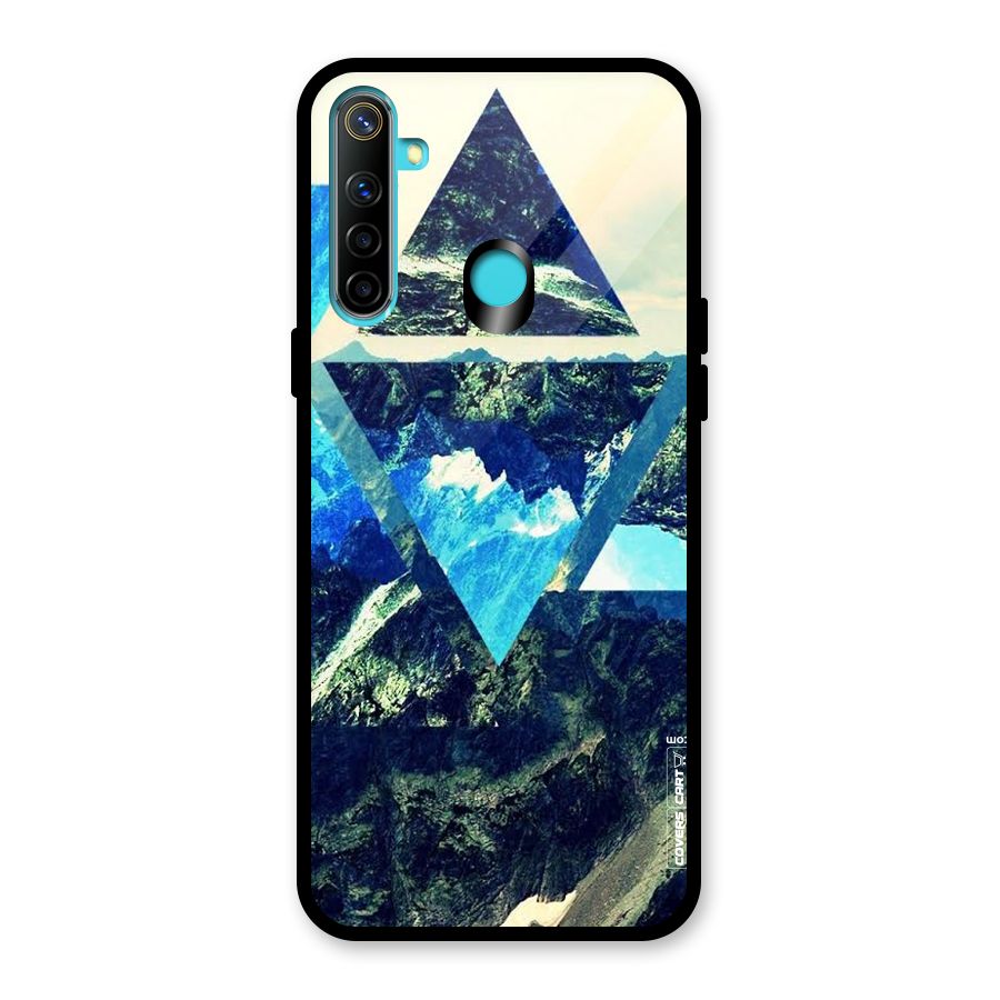 Triangular View Glass Back Case for Realme Narzo 10