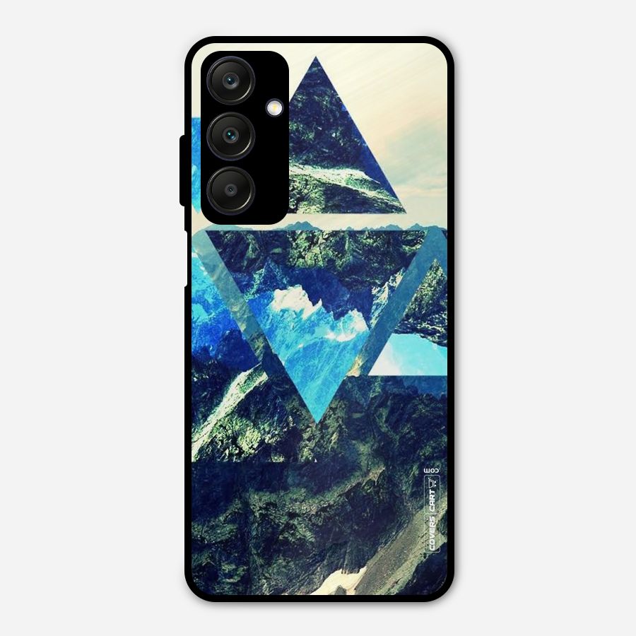 Triangular View Metal Back Case for Galaxy A25 5G