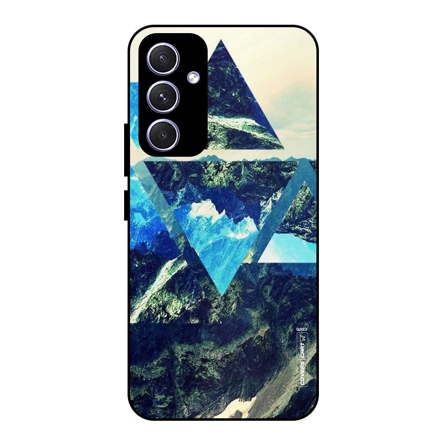 Triangular View Metal Back Case for Galaxy A54