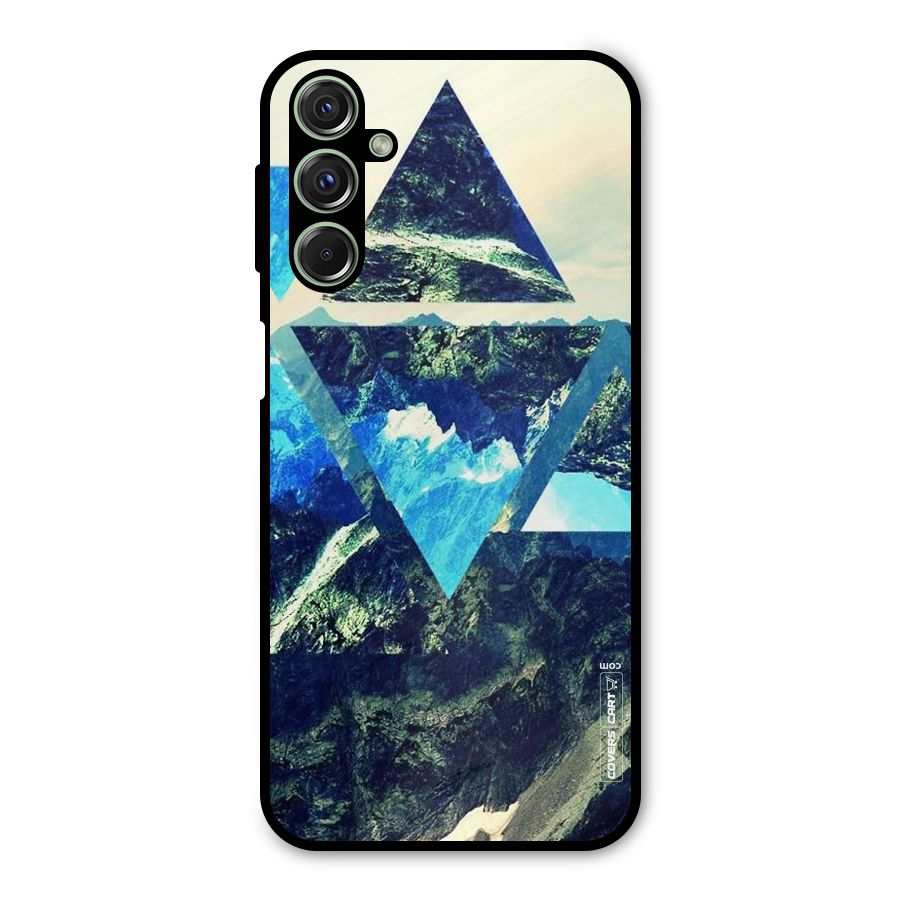Triangular View Metal Back Case for Galaxy F34