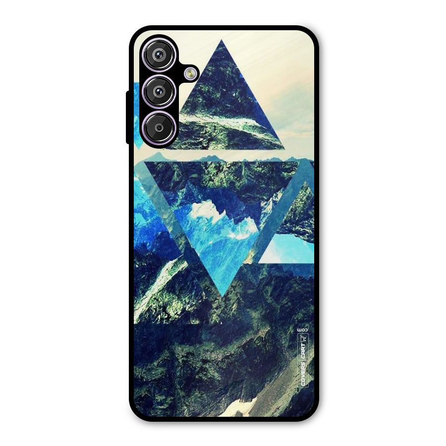 Triangular View Metal Back Case for Galaxy M15