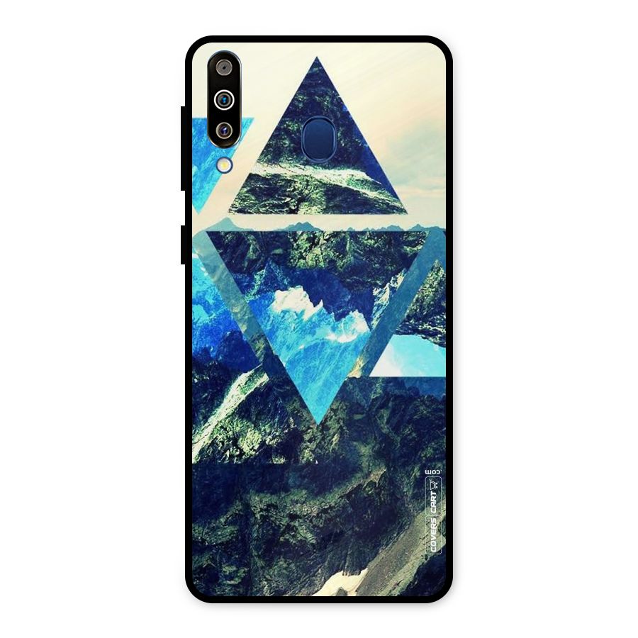 Triangular View Metal Back Case for Galaxy M30