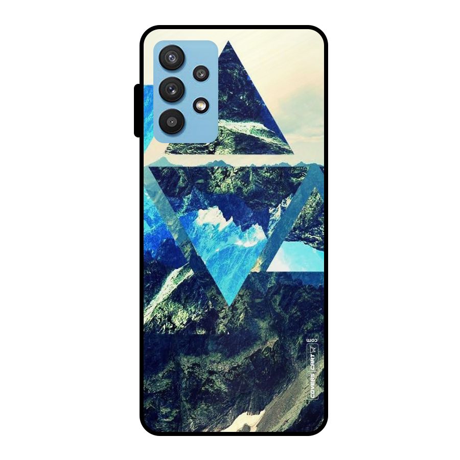 Triangular View Metal Back Case for Galaxy M32 5G