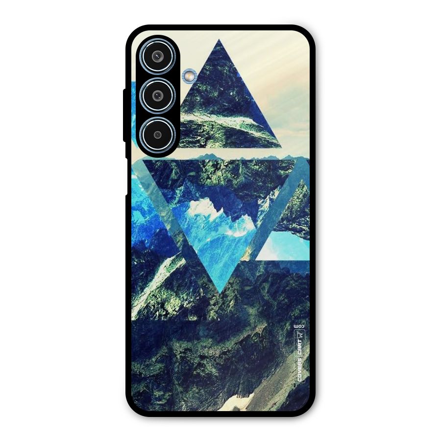 Triangular View Metal Back Case for Galaxy M35